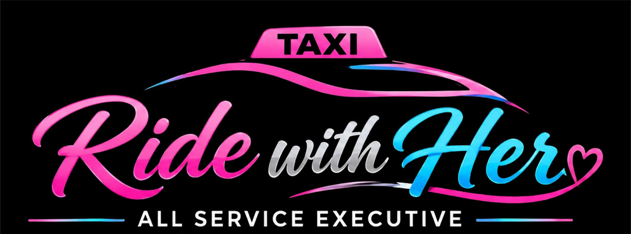 Ride with her logo